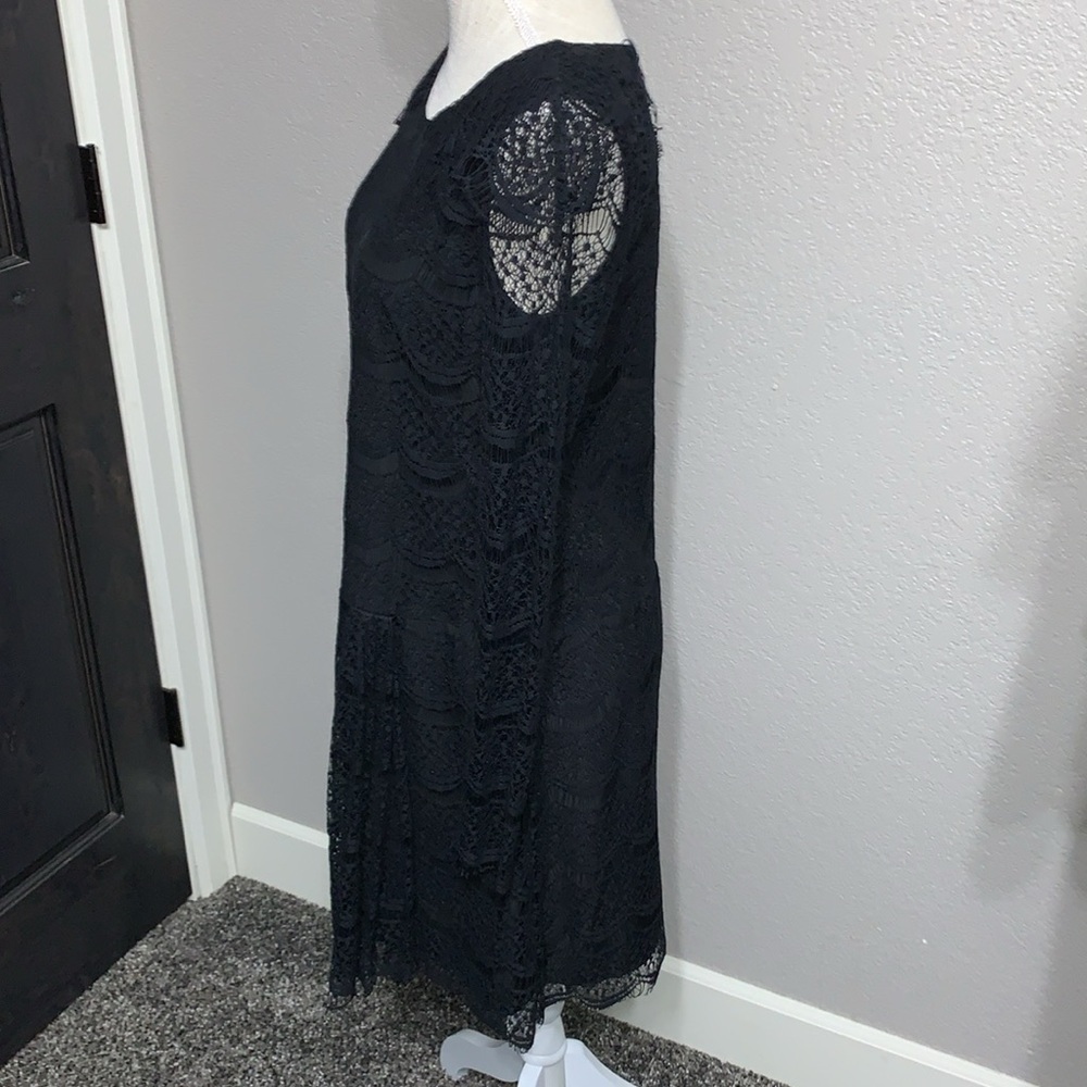 Marissa Webb Black Lace Dress M - Picture 2 of 15